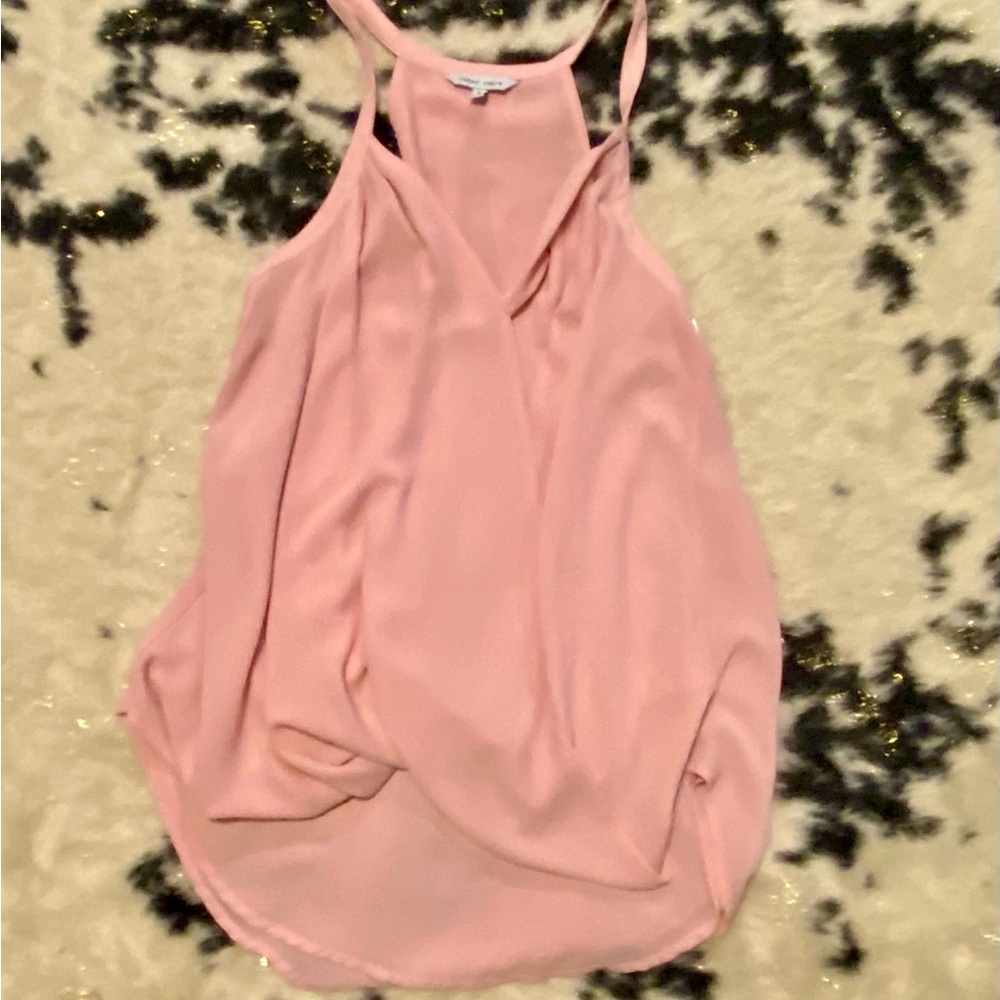 Naked Zebra Soft Pink Flowy Camisole Top